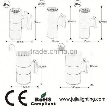 60W Glass Refractor Led Wall Pack Light With Light Shield for 5 Years Warranty photo-3