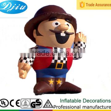 DJ-GG-109 Outdoor Uncle 19 ft advertising inflatable decorative black top hat