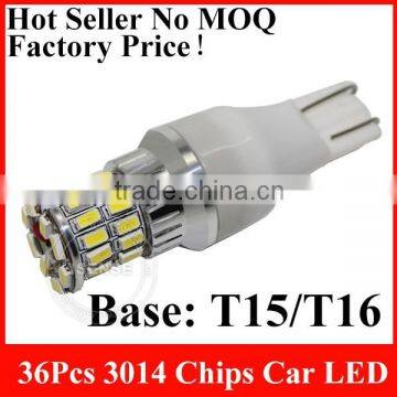 back-up light signal light specification 3014SMD 36LEDS T15 T16 t10 5w5 bulbs led light