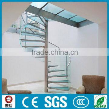 China Factory Indoor Space-saved Glass Spiral Staircase Prices Quality Choice photo-4