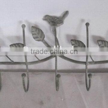 Vintage garden decorative metal wall coat cloth hook