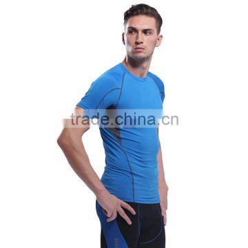 wholesale high quality top sale royal blue running tshirt