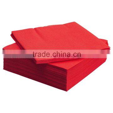 Custom made colorful 2layer new design virgin wood pulp paper dinner napkin