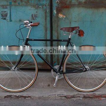 Good quality retro vintage Road Bicycle for men/700C steel 8 speed cheap bike racing bicycle price KB-CB-M16048