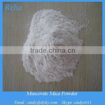 Thermal insulation muscovite mica powder for building material
