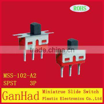 3Pin slide switch of red & miniature slide switch of AC