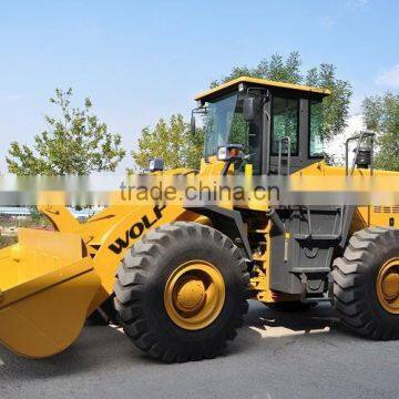 5 ton big loader WOLF 162kw wheel loader ZL50