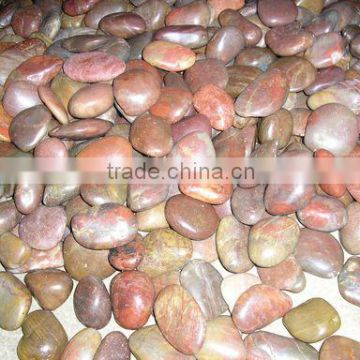 China red pebble stone in bulk