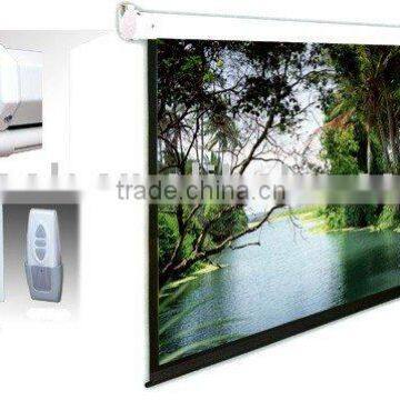 120 Inch 16:9 Motorized projector screen with remote control