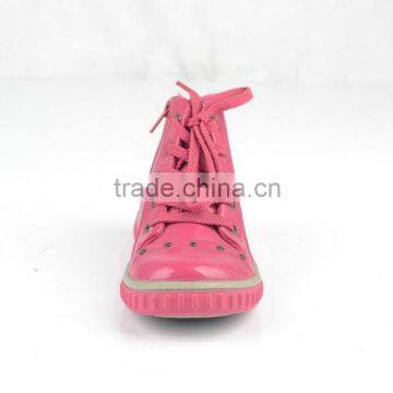 Beautiful Big Kids Shoes Boots With Lace up photo-2