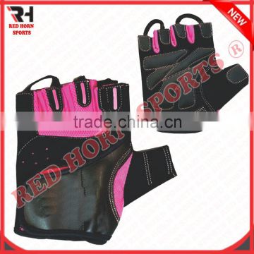 Women's Gym Fitness Gloves, Ladies Pink Gloves, Custom Designs