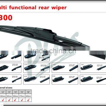 2016 New Arrival Back Wiper Blade Type,10 Adapters Multi-functional Rear Wiper Blade photo-2