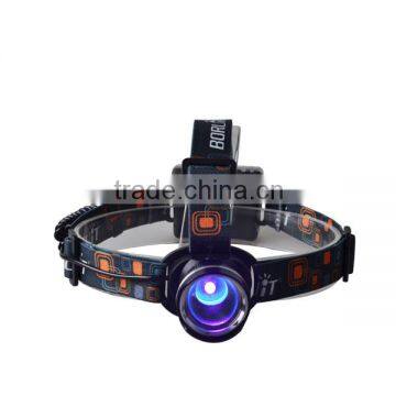 (10085) 395nm High Power AA Battery Zoom LED UV Headlamp for Hunting photo-2