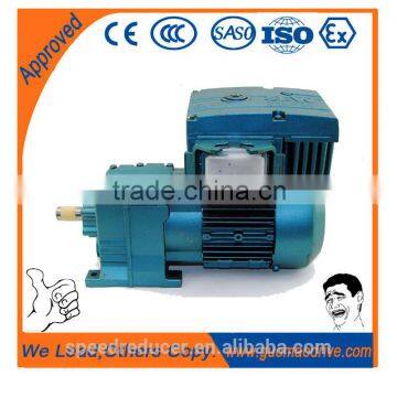 R series helical gearbox reduction motors
