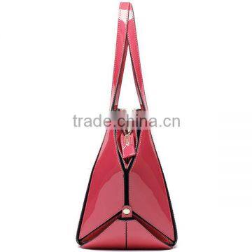 Ladies Unique Sexangle Charm Shape Pink Color Candy Handbags photo-2
