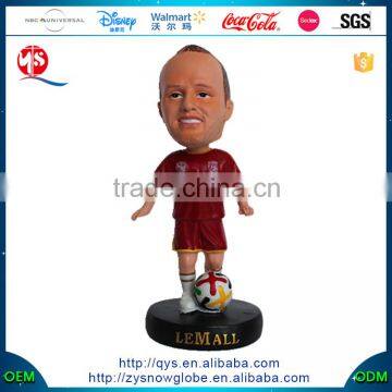 Hot Selling Soccer Bobble Heads with Custom Bobble Head                        
                                                Quality Choice