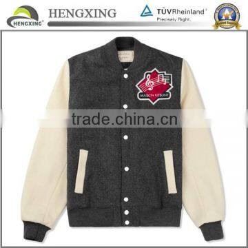 Custom High Quality Wool Jacket/ Leather Jacket/winter Jacket Quality Choice