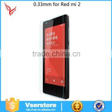 cellphone screen protector factory premium tempered glass for red mi 2