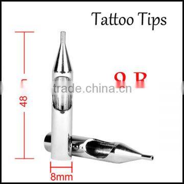 professional stainless steel tattoo tip tube 9R