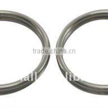 Stainless Steel JumpRings, Round, Nickel, 15x0.5mm(J0RB9012)