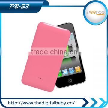 Newest private model mobile phone power bank 5000mah