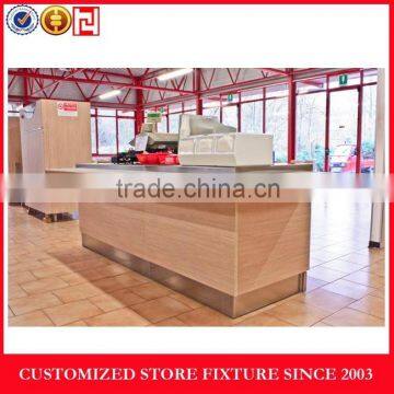 Professional design cash counter display stand for store