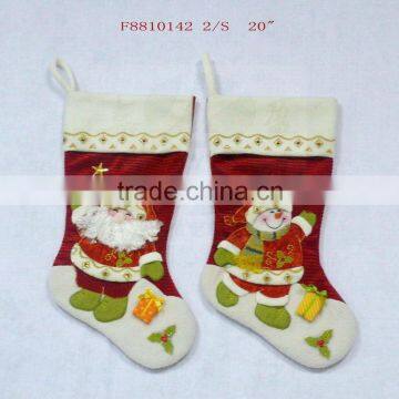 20" snowman Christmas stocking