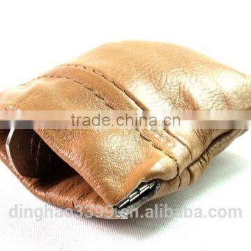 2016 Factory Price Coin Purse Luxury Leather Coin Wallet Mini Squeeze Change Wallet photo-3