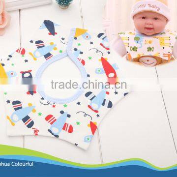 100% cotton jersey star shape waterproof absorbent cotton Bibs