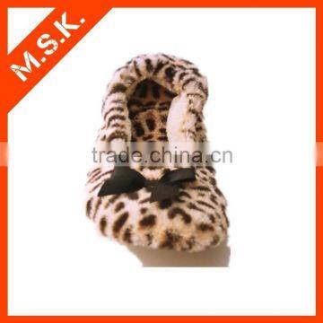 New design fashion leopard printing ballet flat shoes