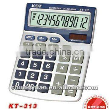 12 digits big display electronic desktop calculate KT-313