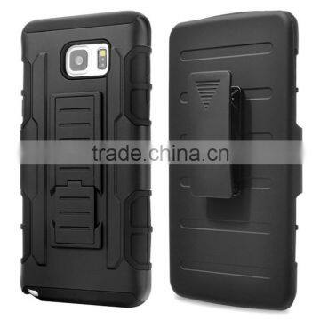 3 in 1 Pull Push Armor Clip Holster Kickstand Combo Case For Galaxy Note 5/Note 4/Note 3/Note 2