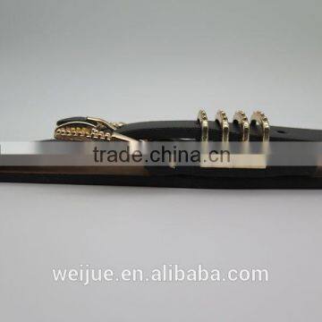 Simple Fashion Style Black Women Skinny Wholesale Fashion Belt photo-3