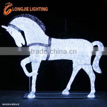 outdoor wire frame christmas led motif light