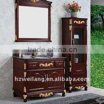 USA Style Antique Solid Wood Bathroom Vanity