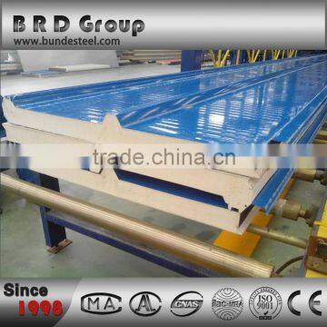 high standard zinc coated pu sandwich roof panels