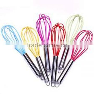 Food grade 10" manual silicone egg beater