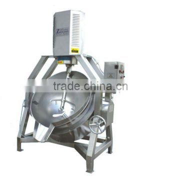 Steaming jacketed kettle