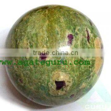 Ruby Fuscite Ball : Ruby Fuscite Spheres Wholesaler Manufacturer