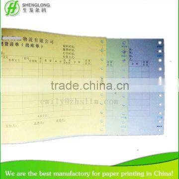 (PHOTO)3-ply color paper logistics sales order bill of sale