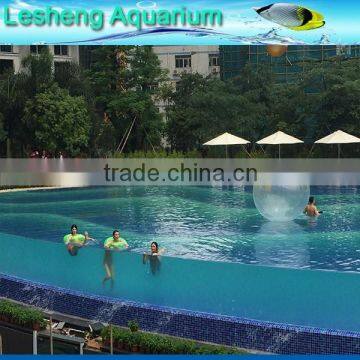 2015 new style design excellent acrylic panel for swimming pool