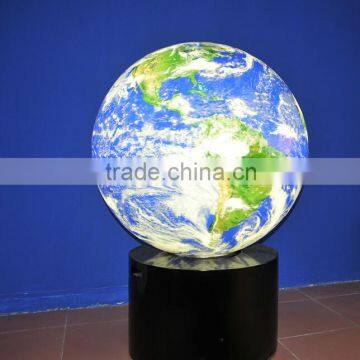 Custom ball screen sphere projection screen