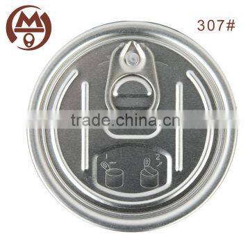 High Quality 307# Round Pull Ring Cans With Lids