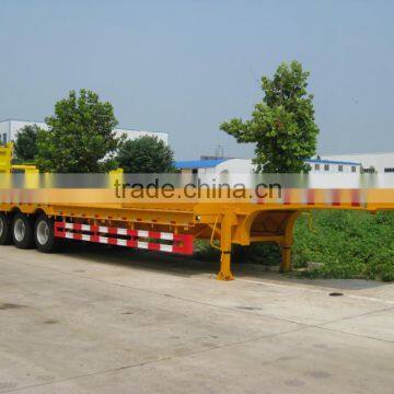 45 ton Tri-axle Lowbed Semi-trailer for construction machines transport