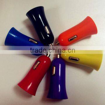 Colorful Trumpet Single Usb Car Charger , Universal 5V Phone Car Charger photo-4