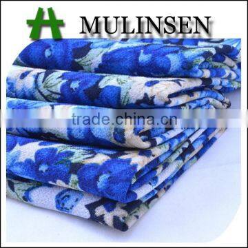 Shaoxing textile hot sale pattern poly ggt fabric, printed fabric for dress