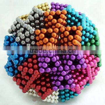 Wholesale 216 pcs 3mm colorful educational kid's toy magnet ball