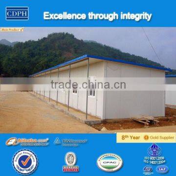 China beautiful galvanized steel layout russian prefabricated house wooden