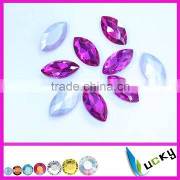 Wholesale Bling glass diamante stone for rhinestones jewelry making supplies or crystal decorations