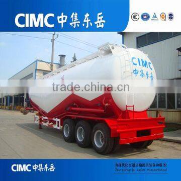 CIMC 3 Axles 50cbm Dry Bulk Cement Tanker Semi Trailer (V Type) photo-4